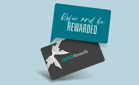 Refer and be rewarded promotional rewards cards